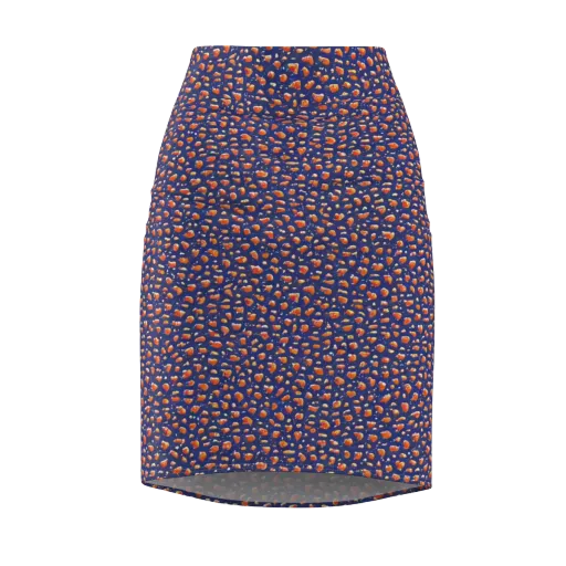 Citrus Current on a Pencil Skirt