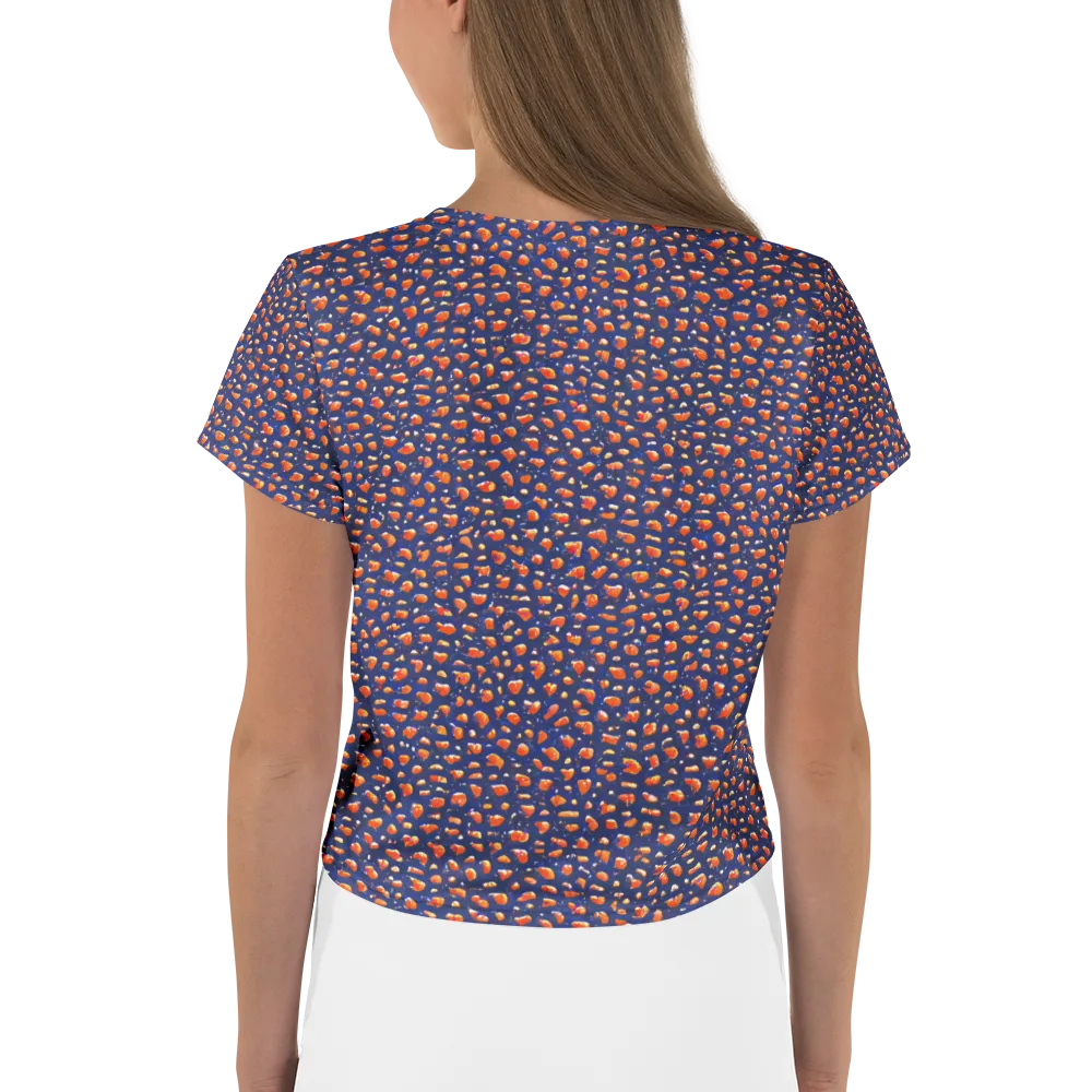 Citrus Current on Crop Tee — Back