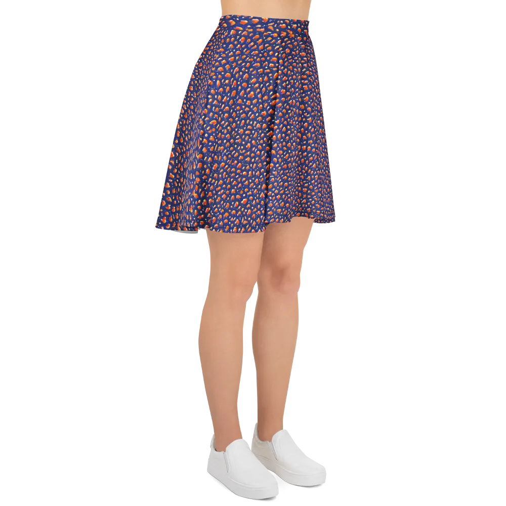 Citrus Current on Skater Skirt — Right
