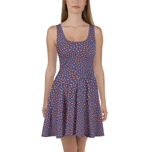 Citrus Current on a Skater Dress