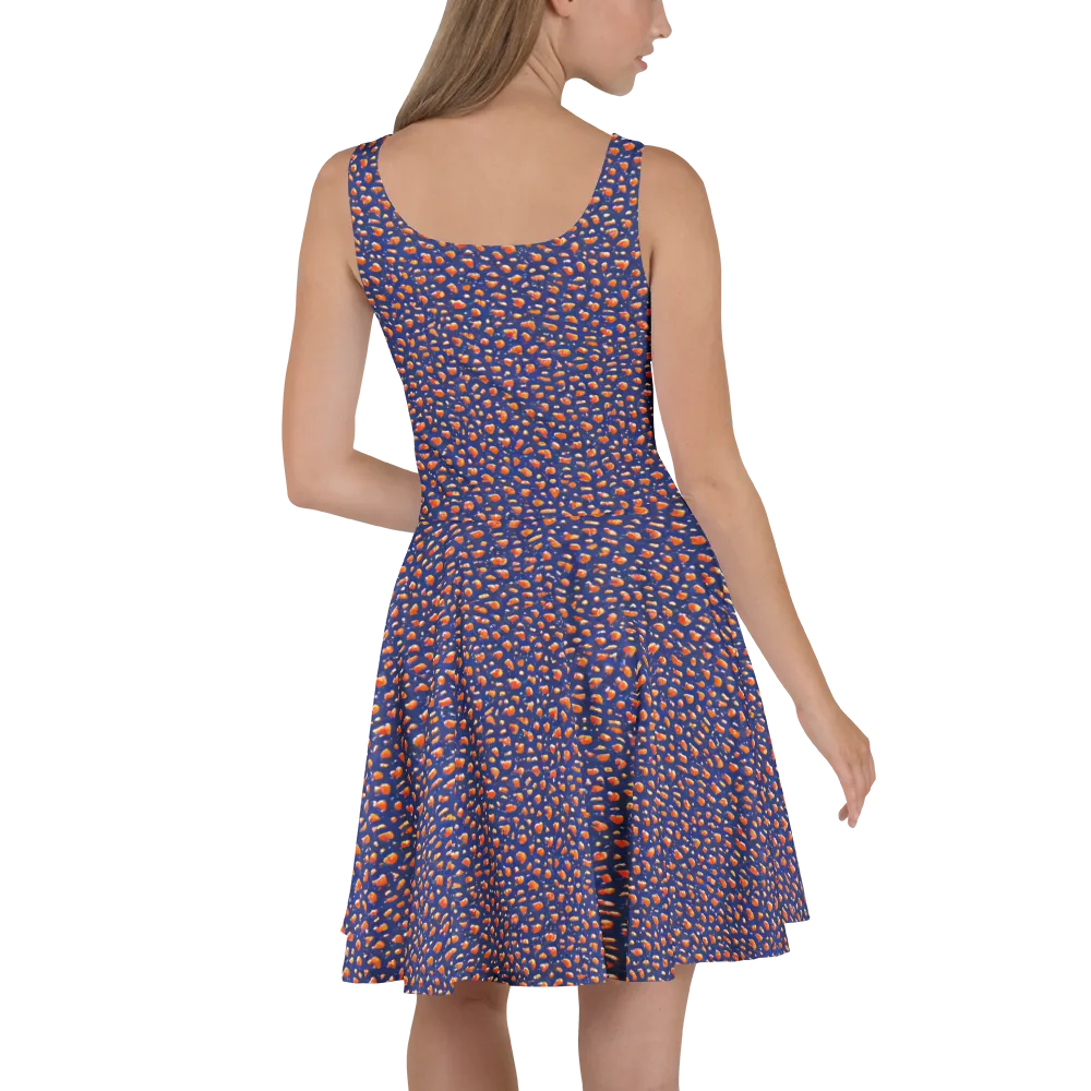Citrus Current on Skater Dress — Back
