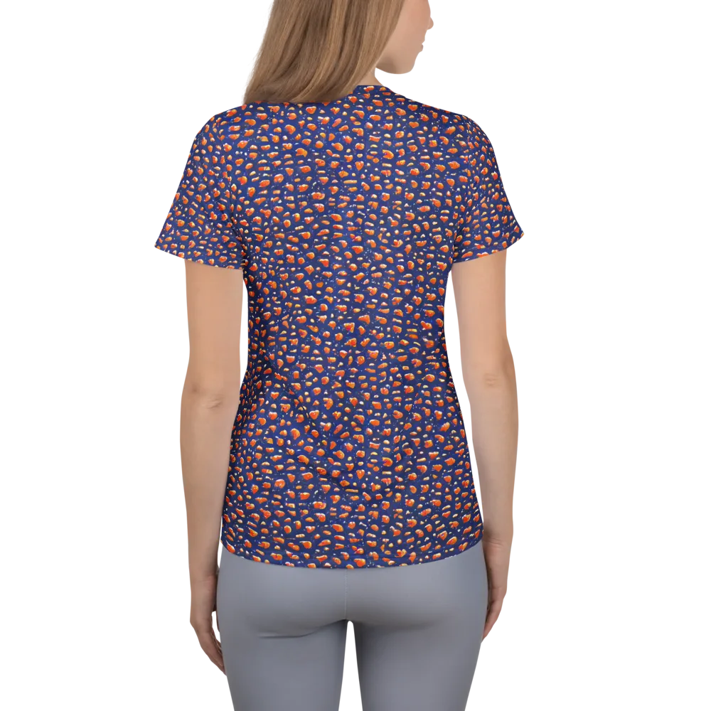 Citrus Current on Women's Athletic T-Shirt — Back