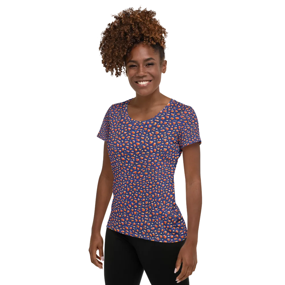 Citrus Current on Women's Athletic T-Shirt — Left