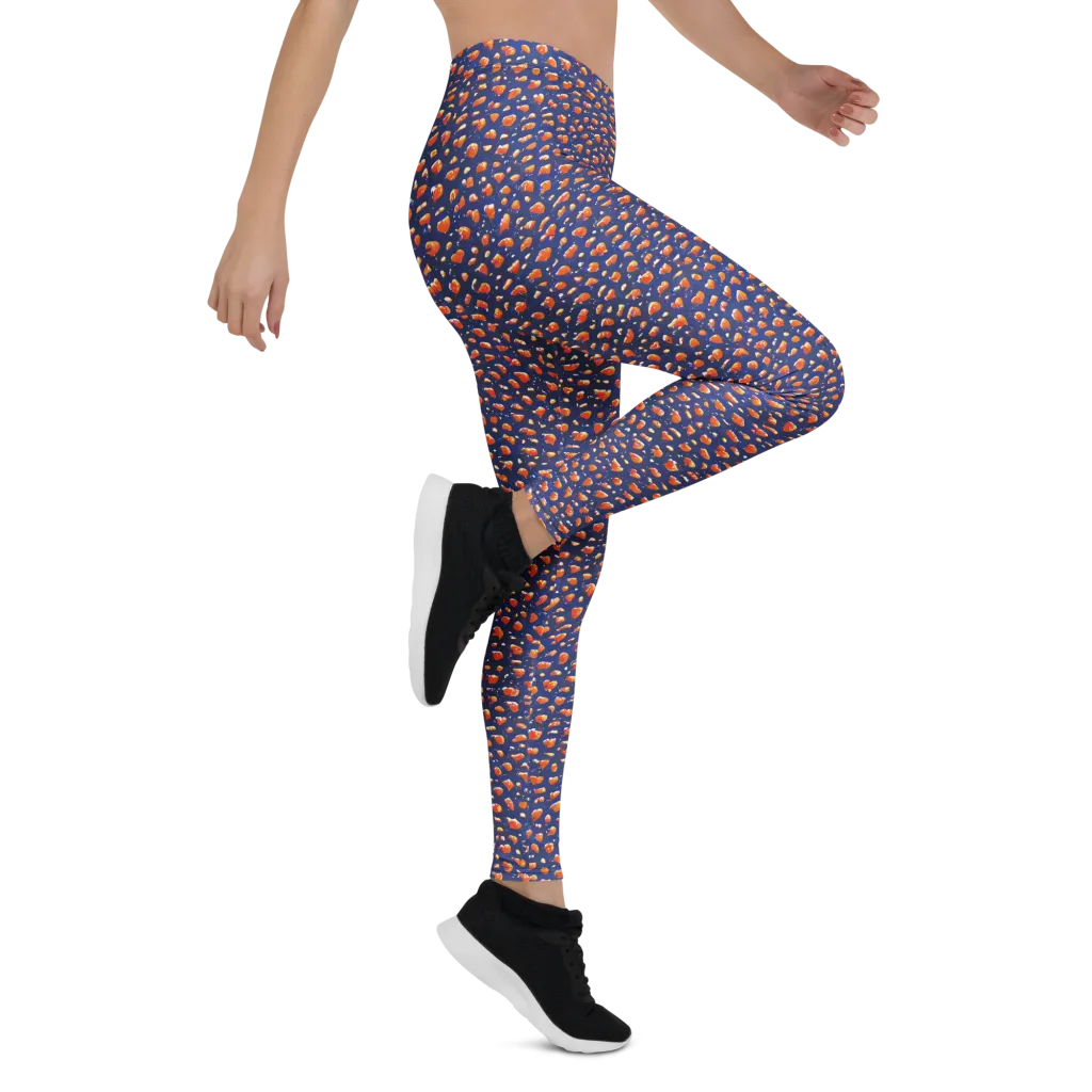Citrus Current on Leggings — Right