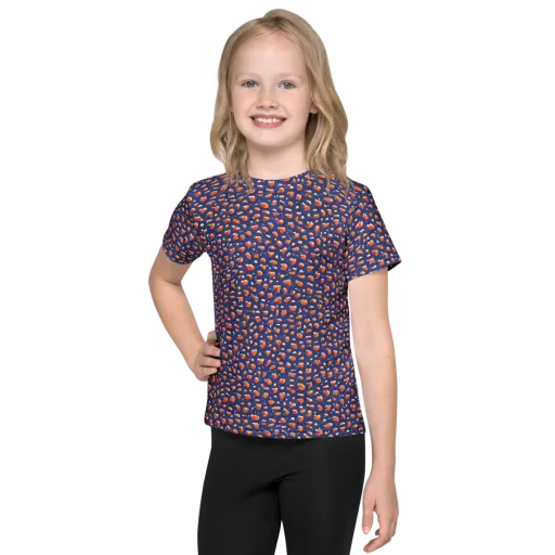 Citrus Current on a Kids Crew Neck T-Shirt