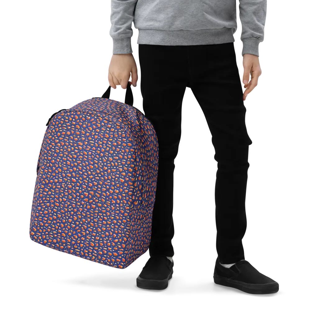 Citrus Current on Minimalist Backpack — Zoomed-in
