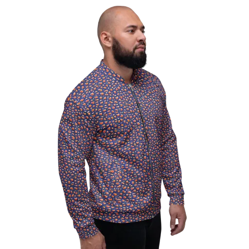 Citrus Current on a Bomber Jacket