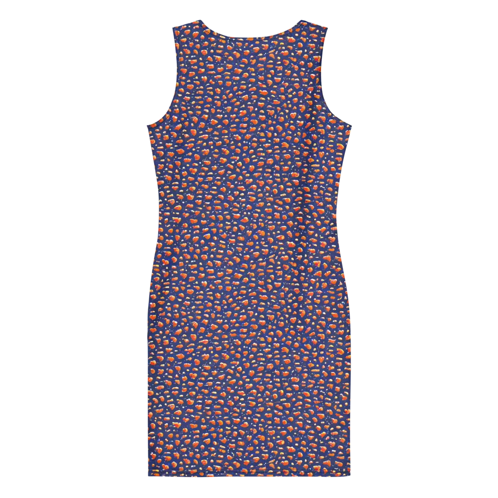 Citrus Current on Bodycon Dress — Back