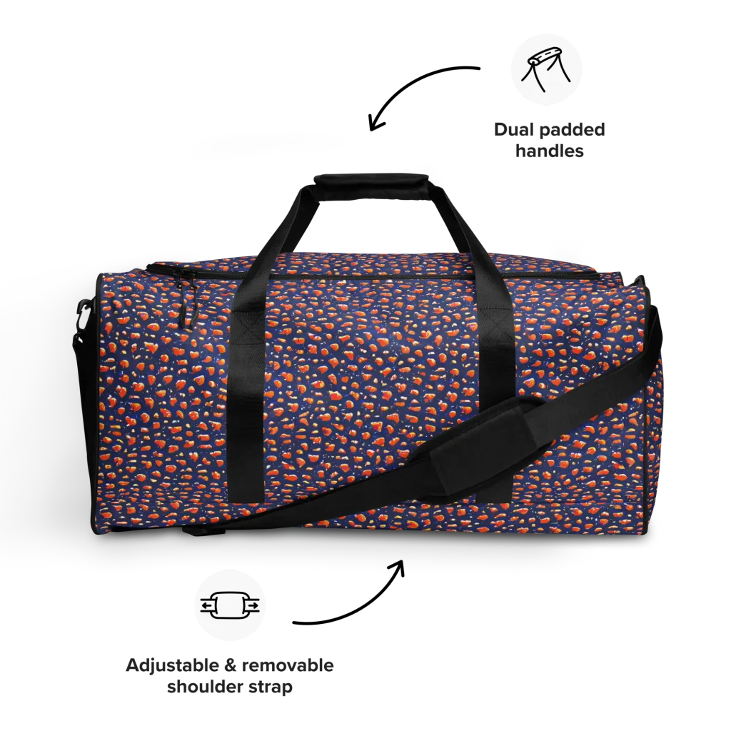 Citrus Current on Duffle Bag — Front