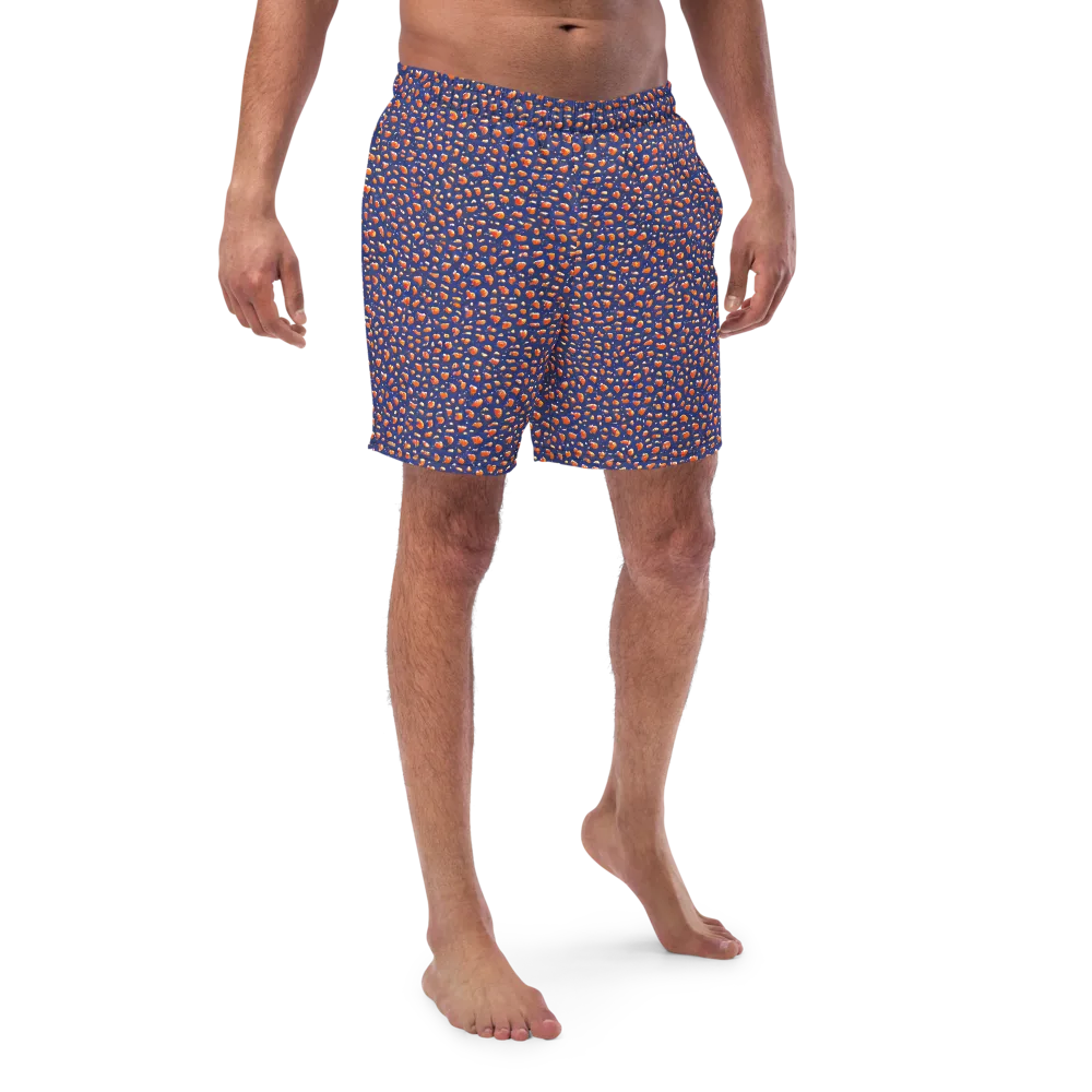 Citrus Current on Swim Trunks — Front