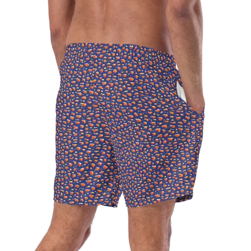 Citrus Current on a Swim Trunks