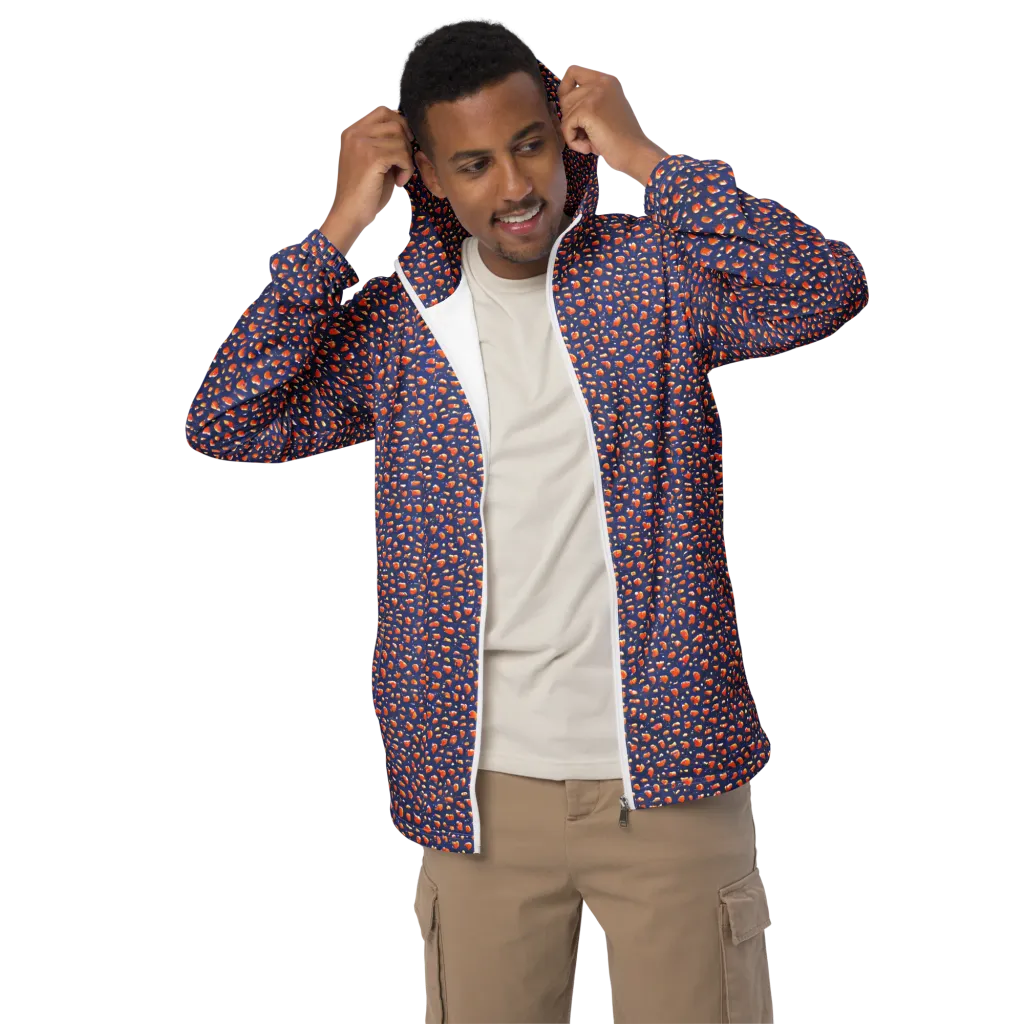 Citrus Current on Men's Windbreaker — Front