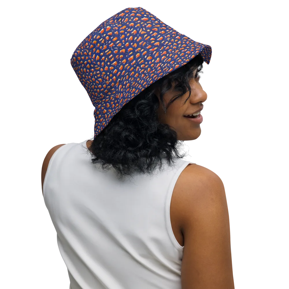 Citrus Current on Reversible Bucket Hat — Right Outside