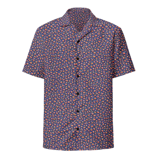 Citrus Current on a Button Shirt