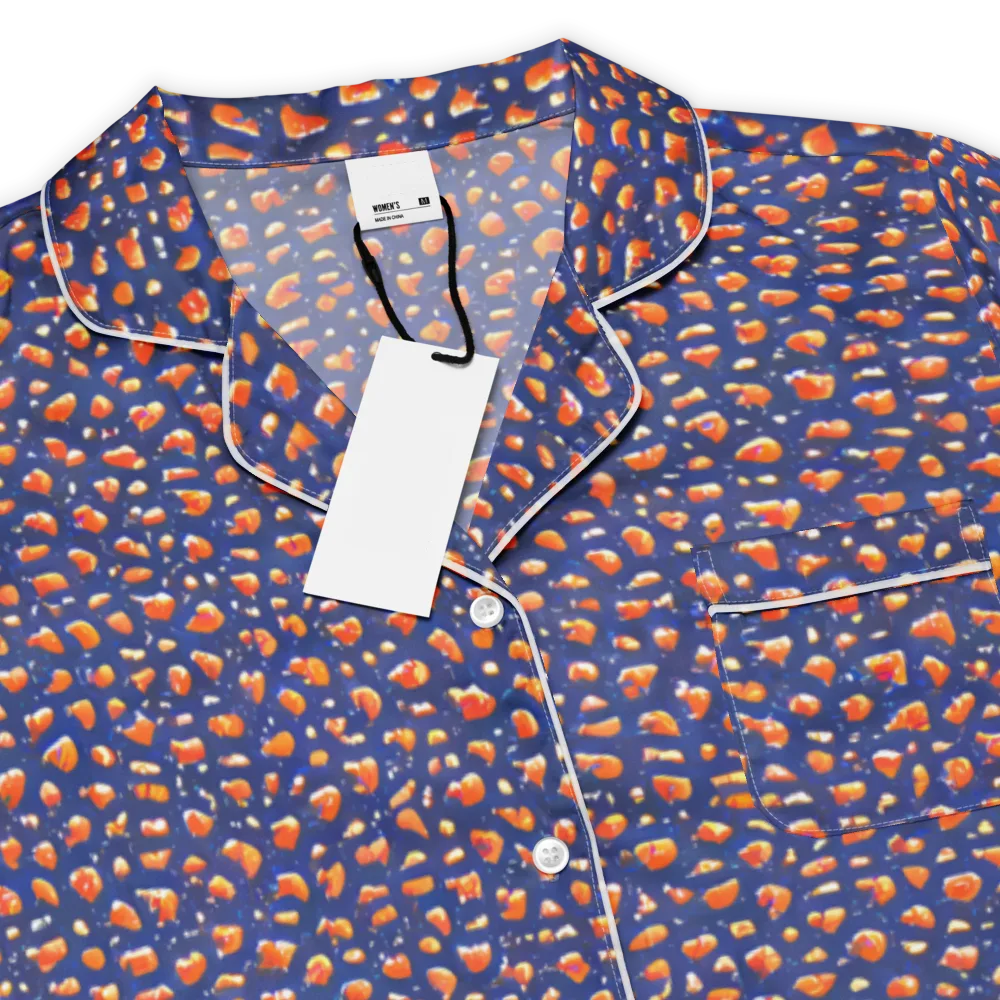 Citrus Current on Women's Short Sleeve Pajama Top — Product details