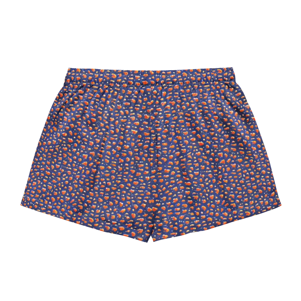 Citrus Current on Women's Pajama Shorts — Back
