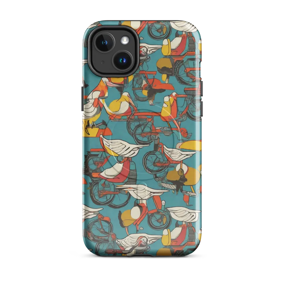 Avian Velocipede on MagSafe Tough Case for iPhone® — Front