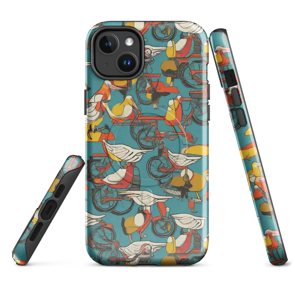 Avian Velocipede on MagSafe Tough Case for iPhone® — Front