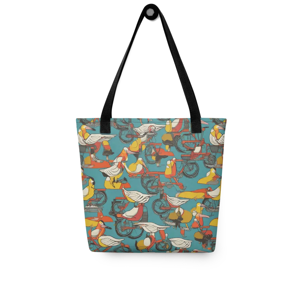 Avian Velocipede on Tote Bag — Front