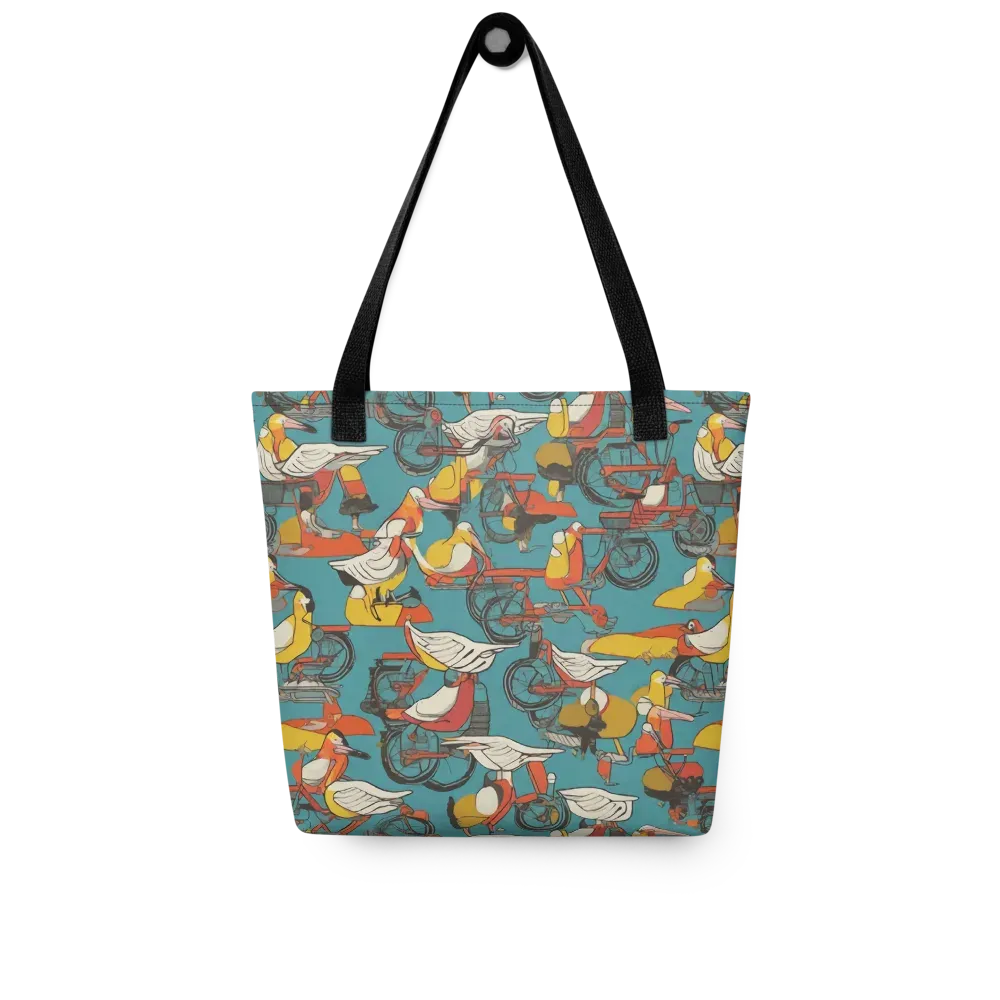 Avian Velocipede on Tote Bag — Front