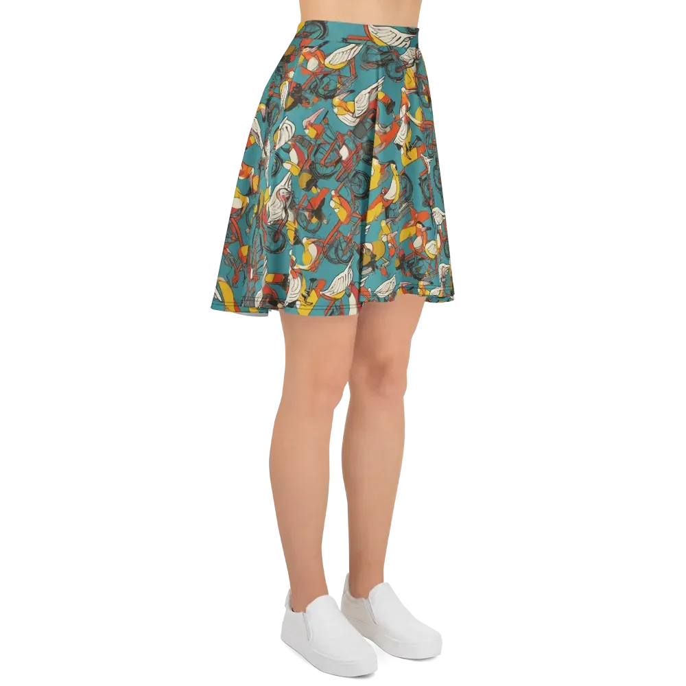 Avian Velocipede on Skater Skirt — Right