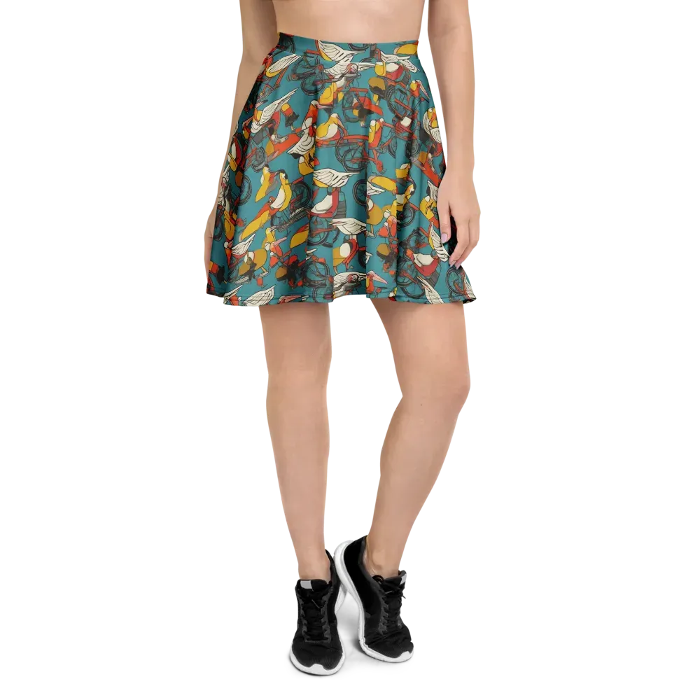 Avian Velocipede on Skater Skirt — Front