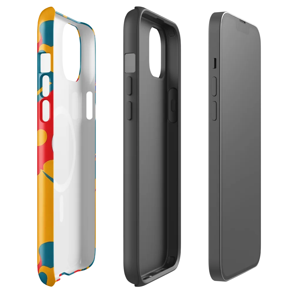 Harlequin Aviary on MagSafe Tough Case for iPhone® — Front
