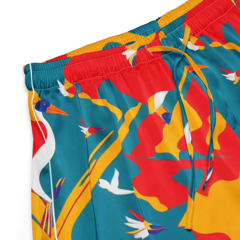 Harlequin Aviary on Women's Pajama Shorts — Product details