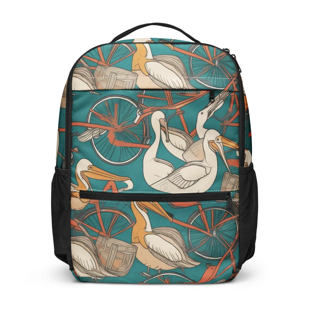 Teal Migration on Utility Backpack — Front