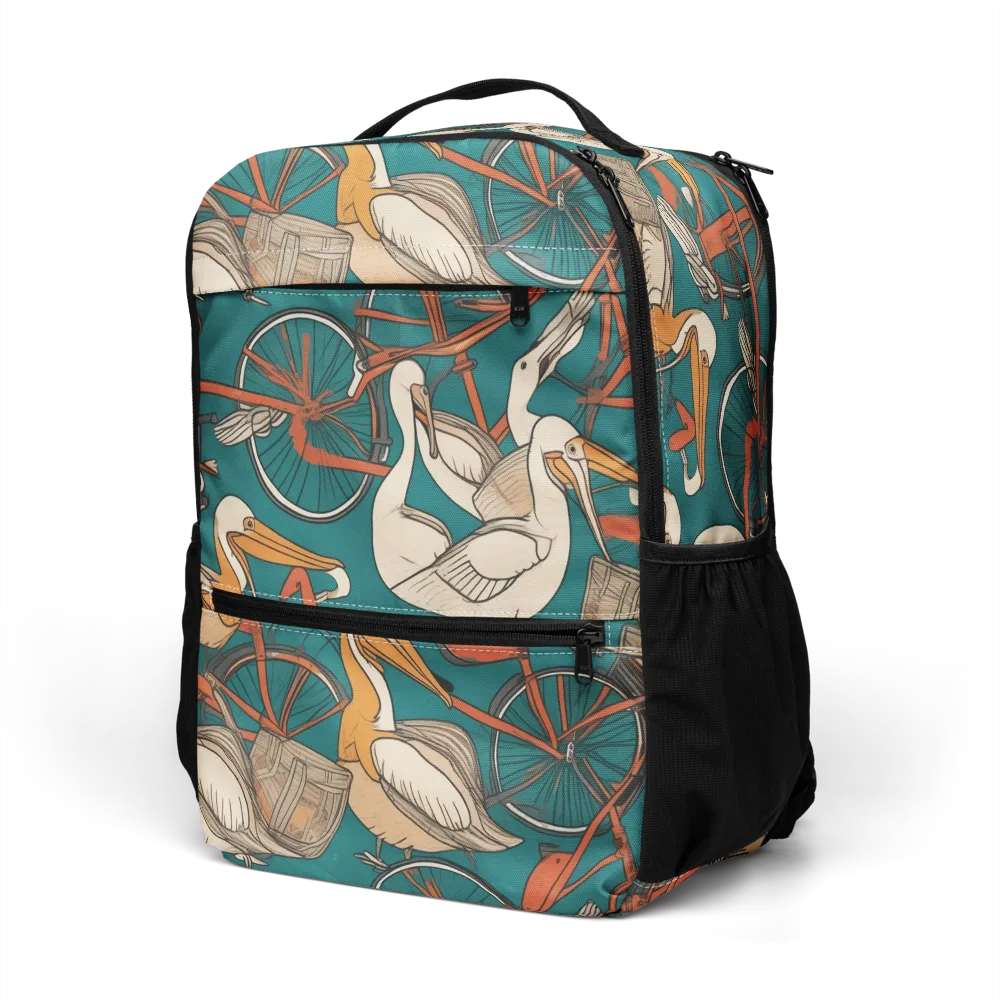 Teal Migration on Utility Backpack — Left Front
