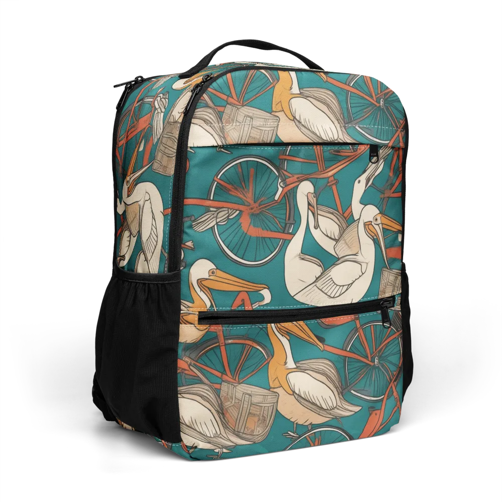 Teal Migration on Utility Backpack — Right Front