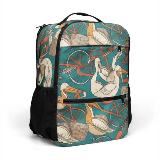 Teal Migration on a Utility Backpack
