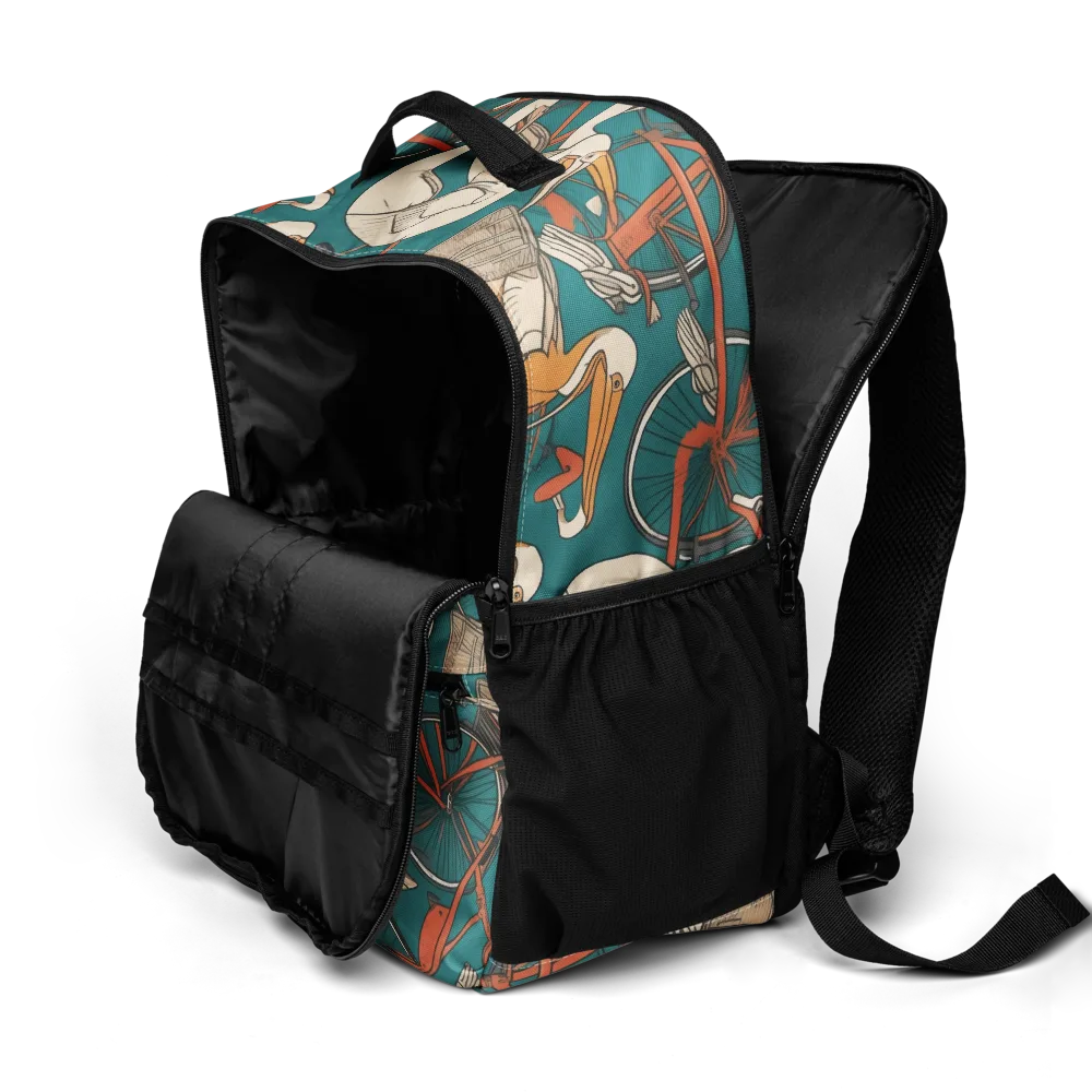 Teal Migration on Utility Backpack — Product details 2