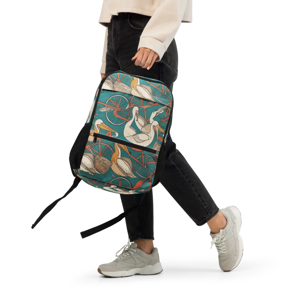Teal Migration on Utility Backpack — Front