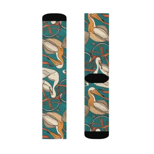 Teal Migration on a Socks