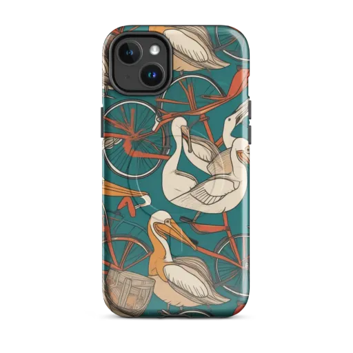 Teal Migration on a MagSafe Tough Case for iPhone®