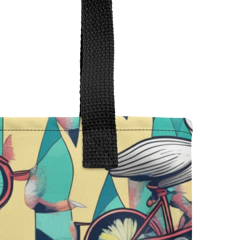 Teal Wings on Tote Bag — Product details