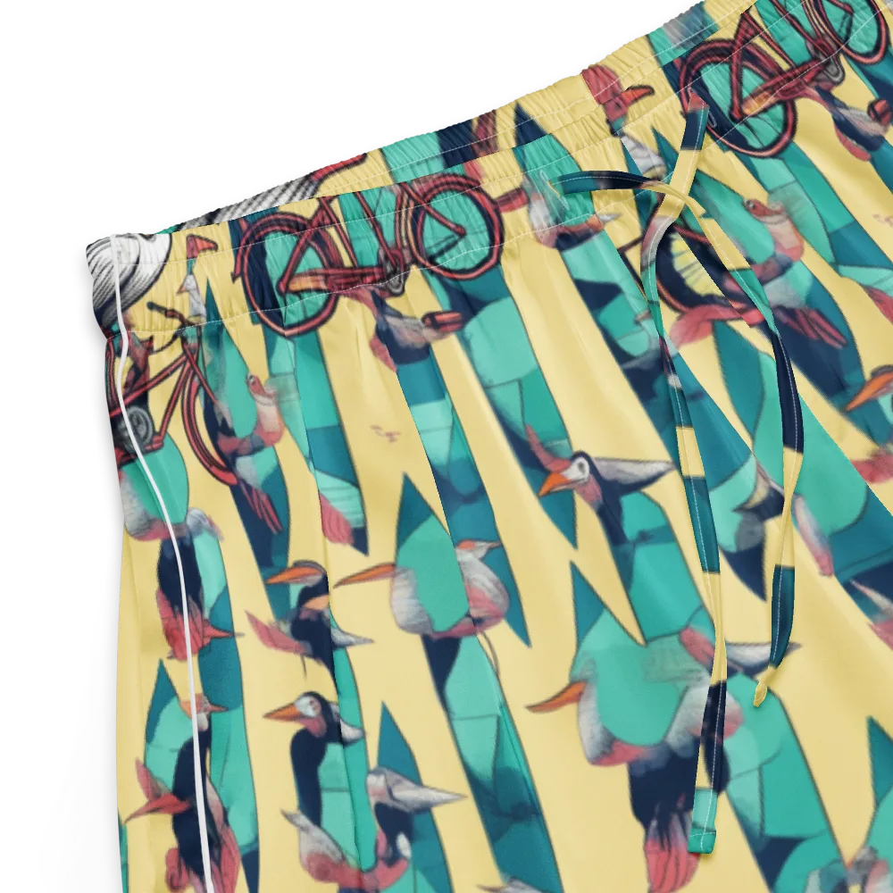 Teal Wings on Women's Pajama Shorts — Product details