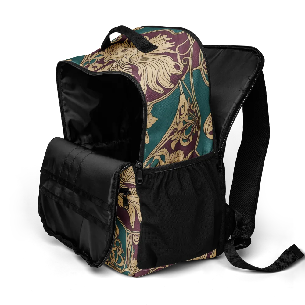 Peacock Reliquary on Utility Backpack — Product details 2