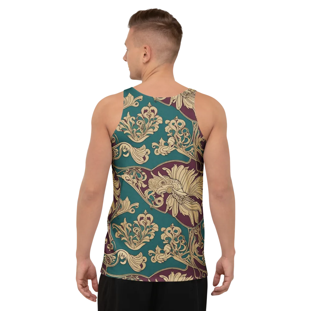 Peacock Reliquary on Men's Tank Top — Back