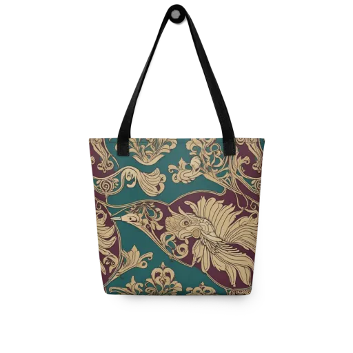 Peacock Reliquary on a Tote Bag