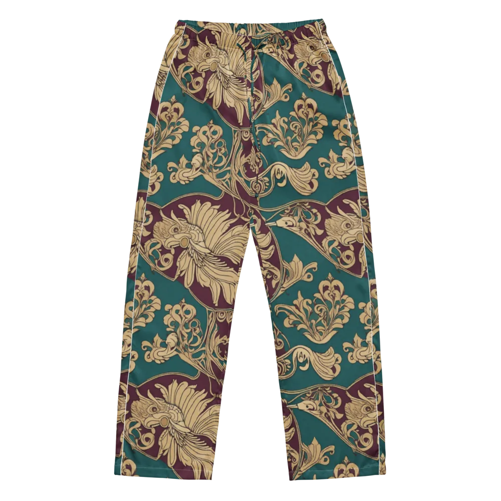 Peacock Reliquary on Women's Pajama Pants — Front