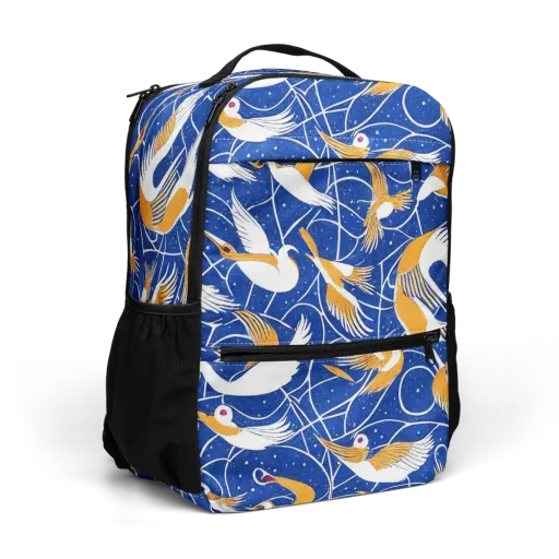 Saffron Flight on a Utility Backpack