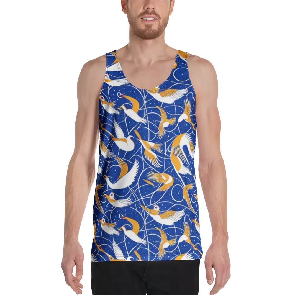 Saffron Flight on Men's Tank Top — Front