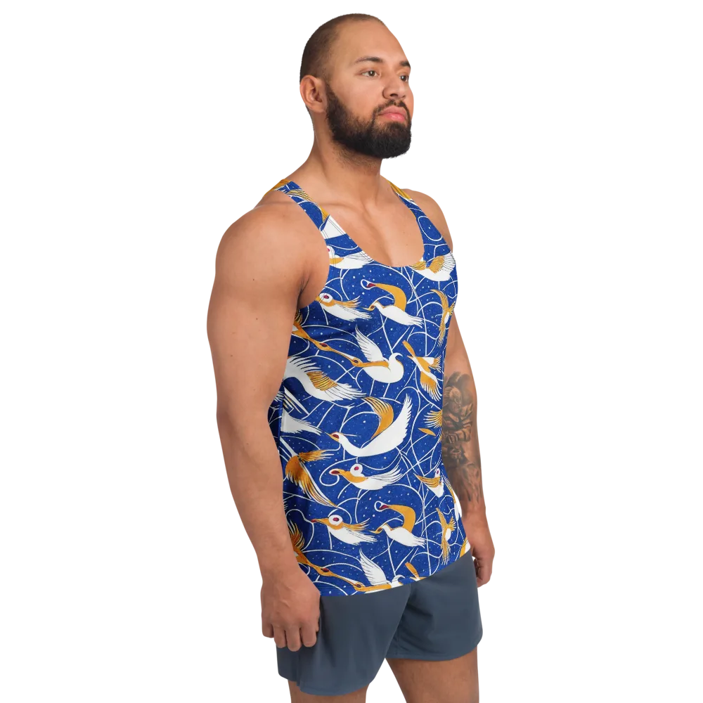 Saffron Flight on Men's Tank Top — Right Front