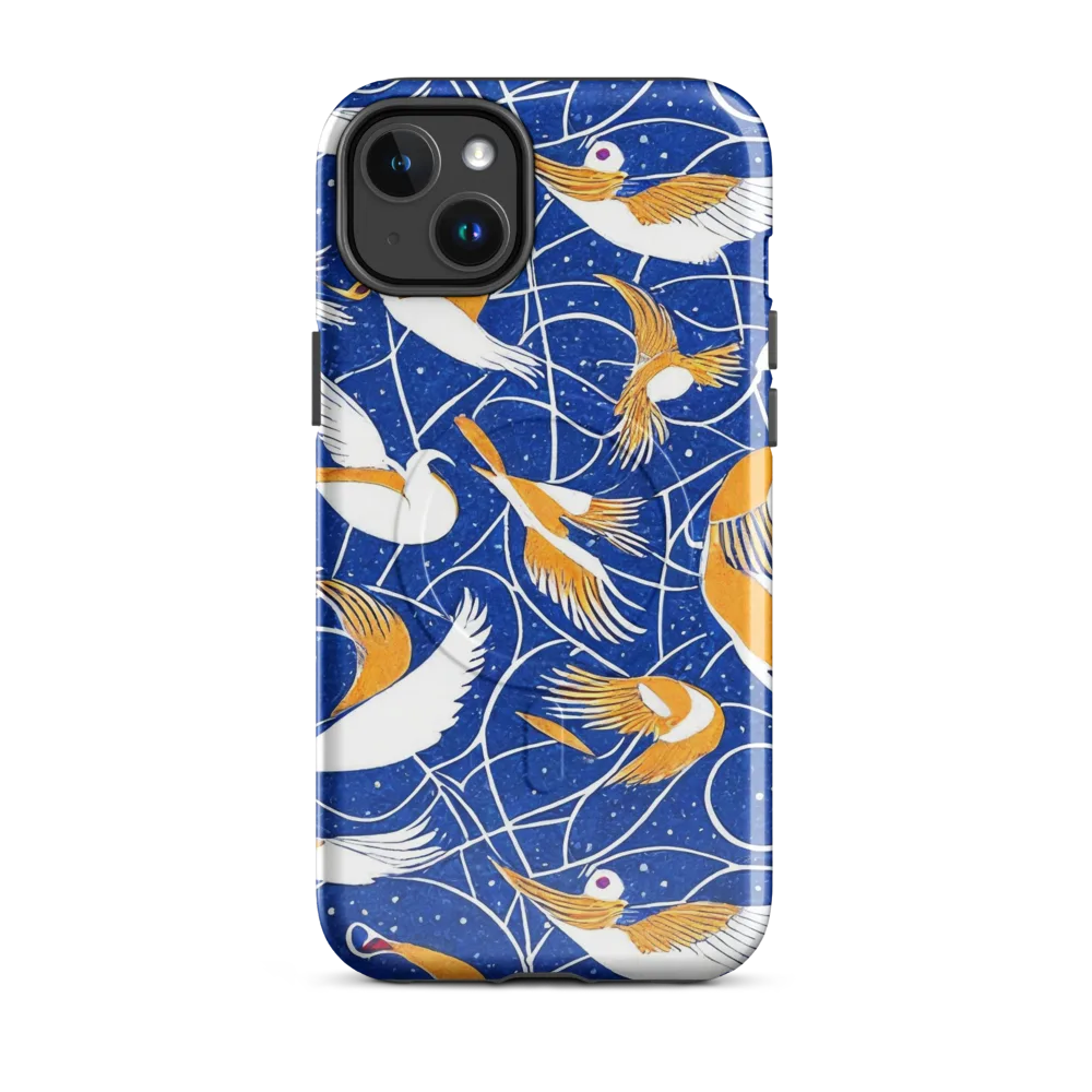 Saffron Flight on MagSafe Tough Case for iPhone® — Front