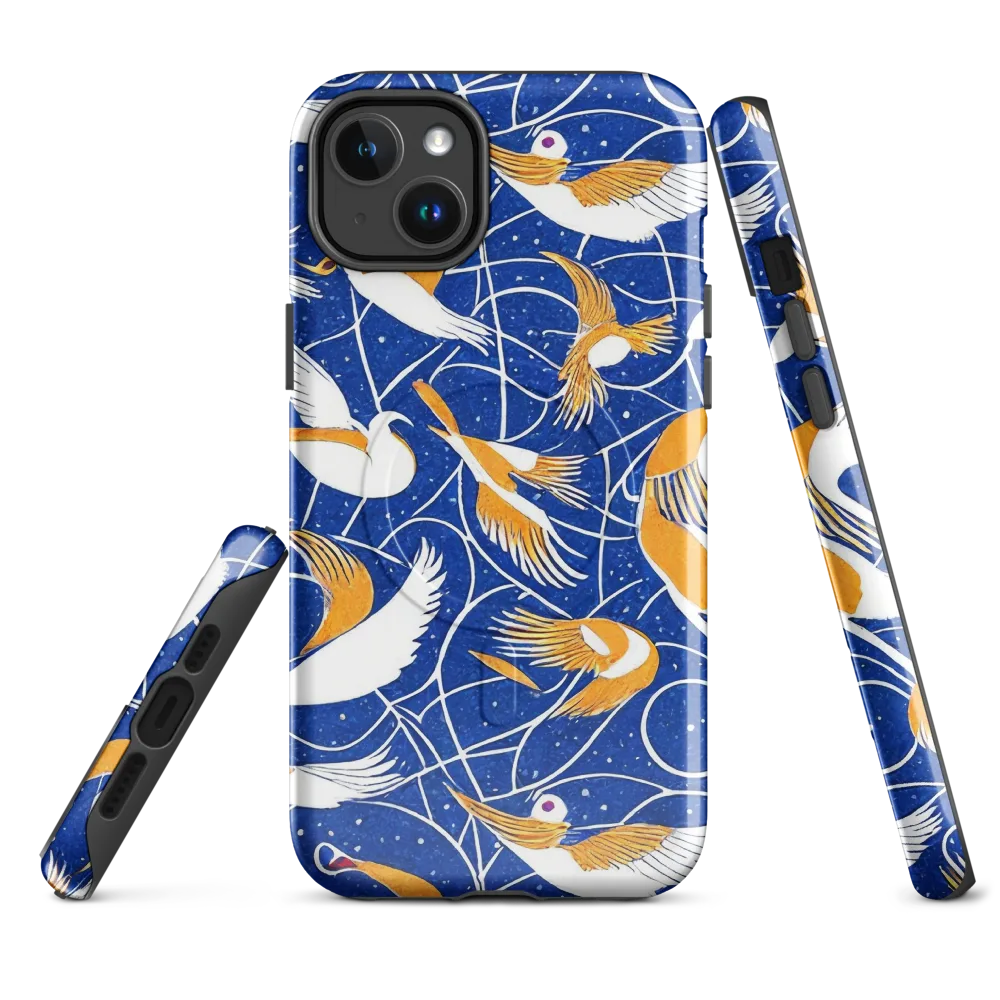 Saffron Flight on MagSafe Tough Case for iPhone® — Front