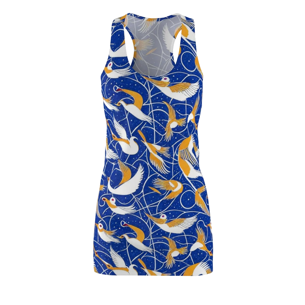 Saffron Flight on Racerback Dress — Front