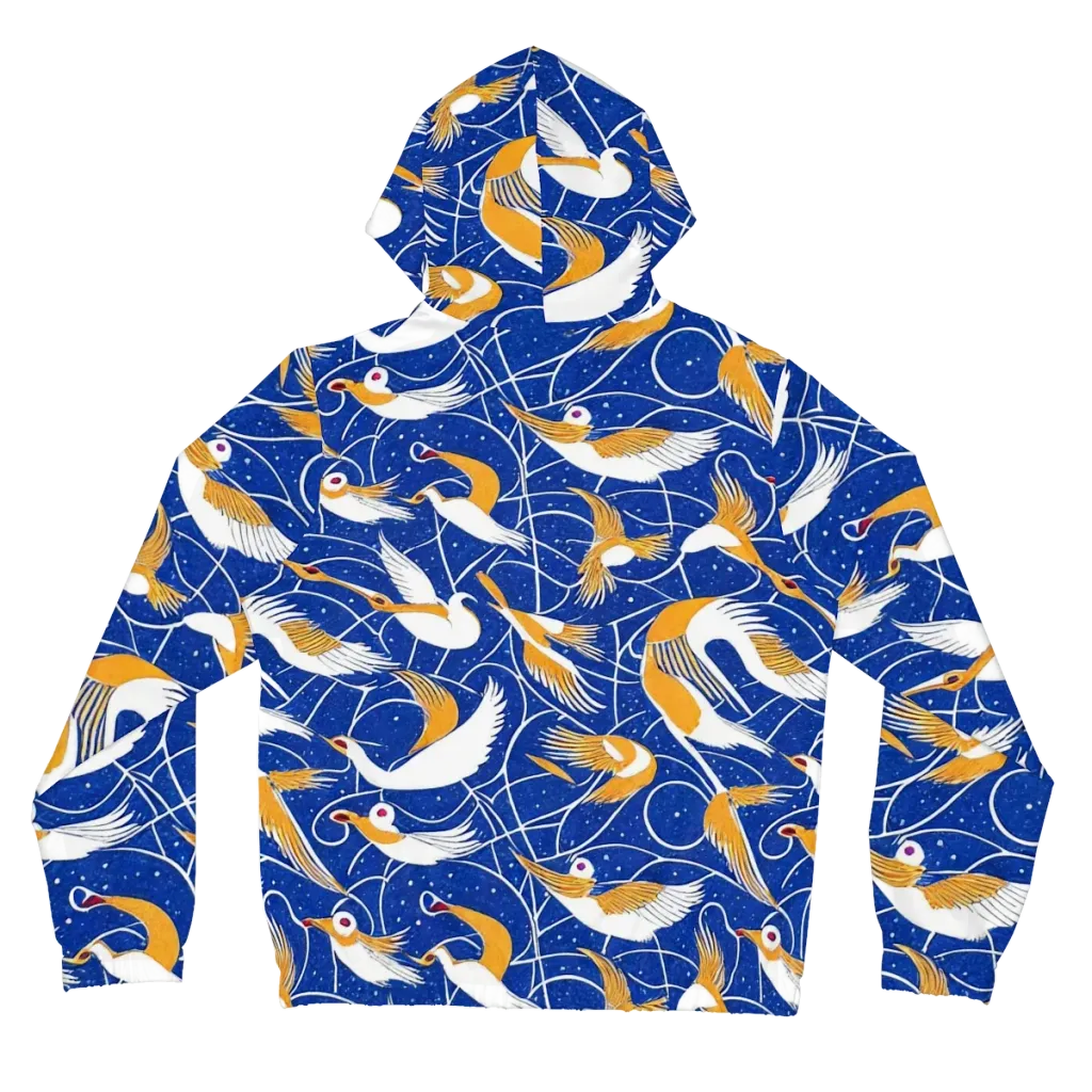 Saffron Flight on Women's Full-Zip Hoodie — Back