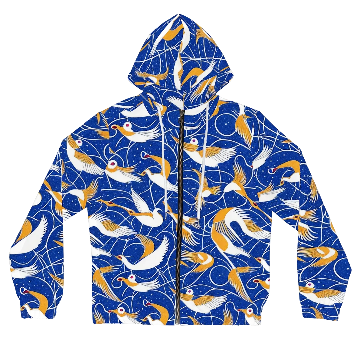 Saffron Flight on Women's Full-Zip Hoodie — Front